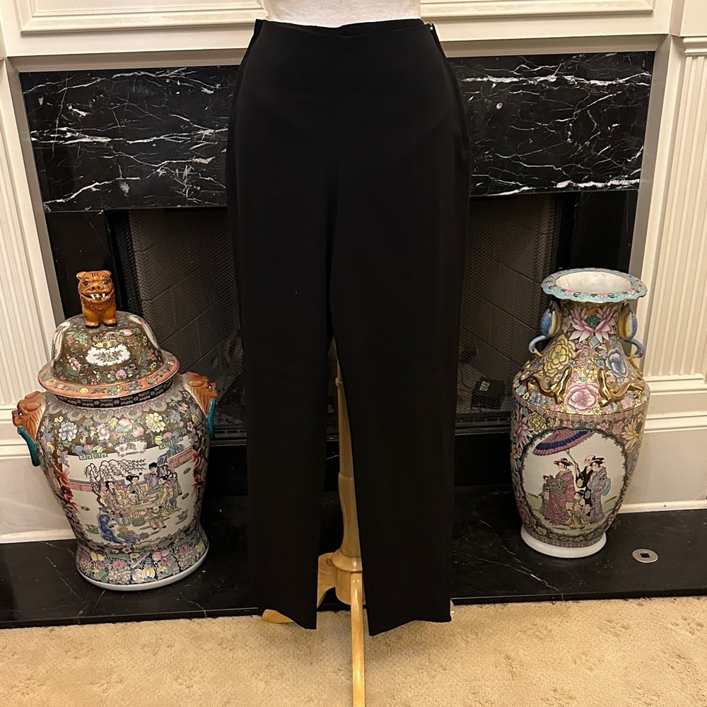 Elegant Allen B. Black Women's straight leg Pants